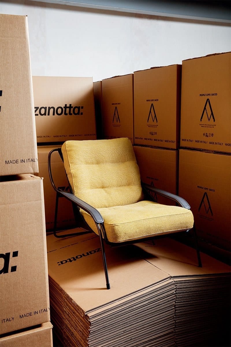 Тканевое кресло Zanotta MAGGIOLINA ARCH-00111983