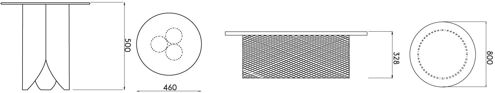 Cider Edition Круглый журнальный столик sun-id-1442046 - Вид №2