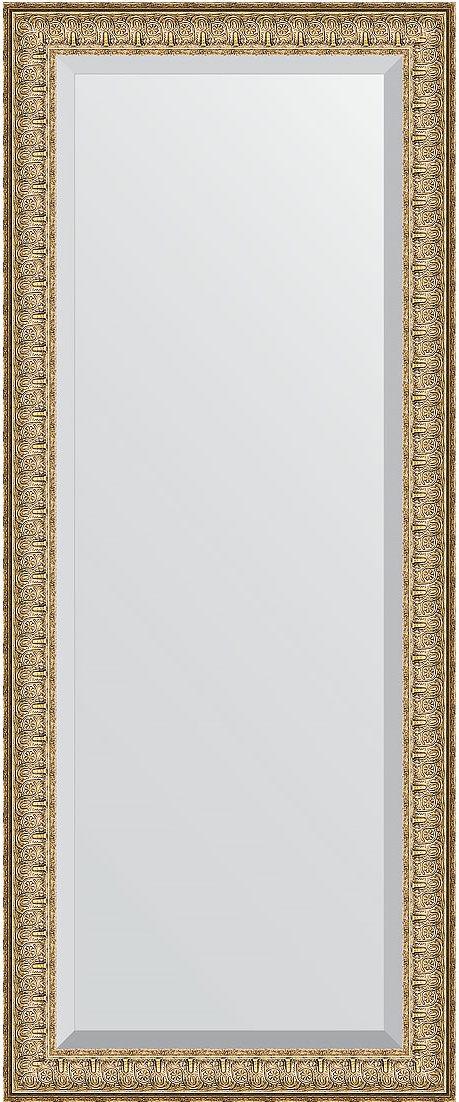 BY 1283 Зеркало с фацетом в багетной раме - медный эльдорадо 73 mm EVOFORM Exclusive