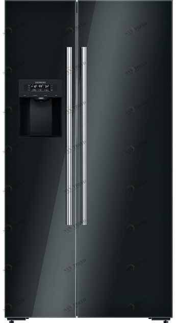 Siemens Отдельностоящий двухдверный холодильник со стеклом no frost, класс а ++ Iq700 sun-id-1515150