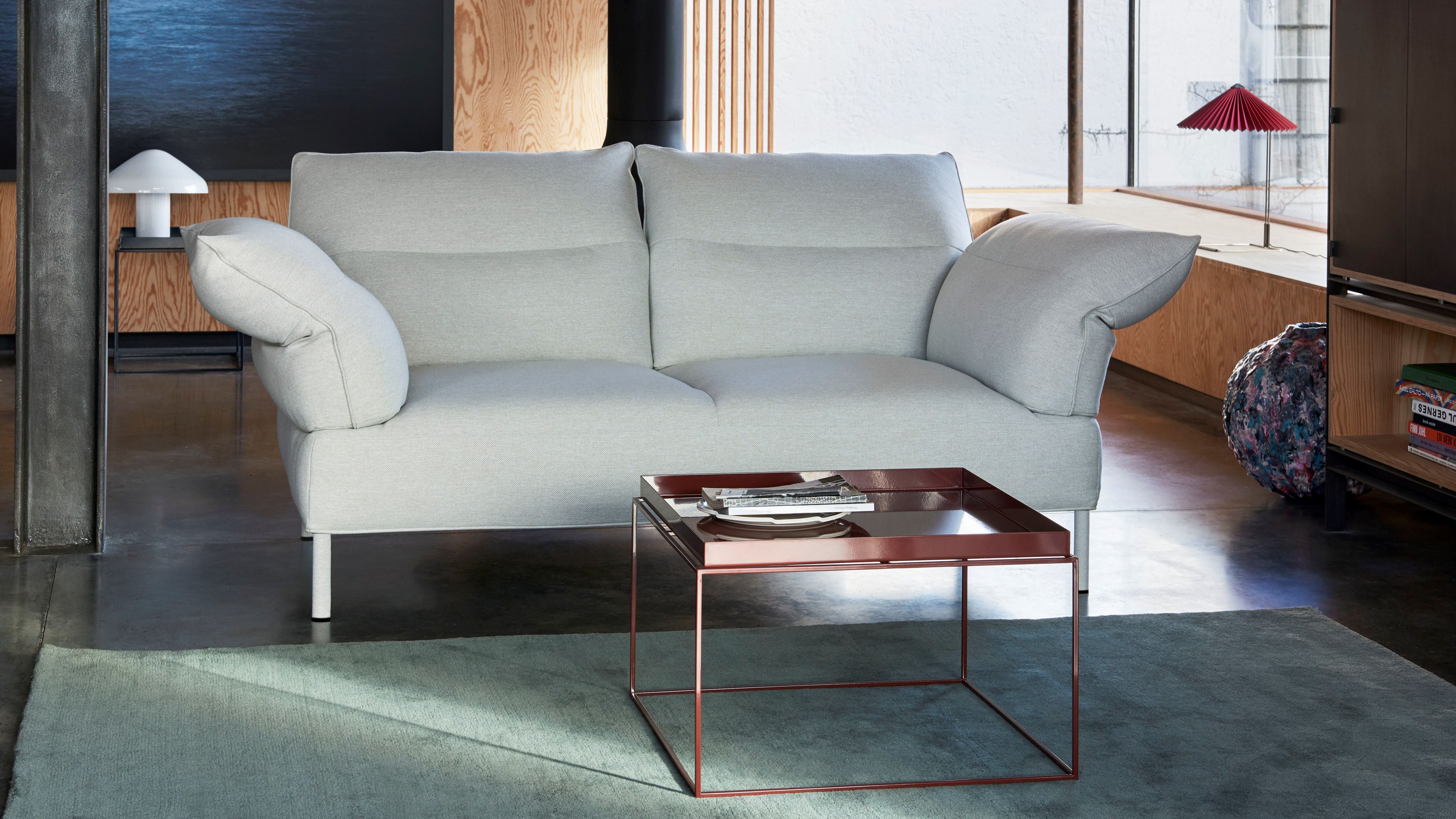 Квадратный стальной журнальный столик с подносом Hay Tray Table ARCH-00134098 - Вид №31