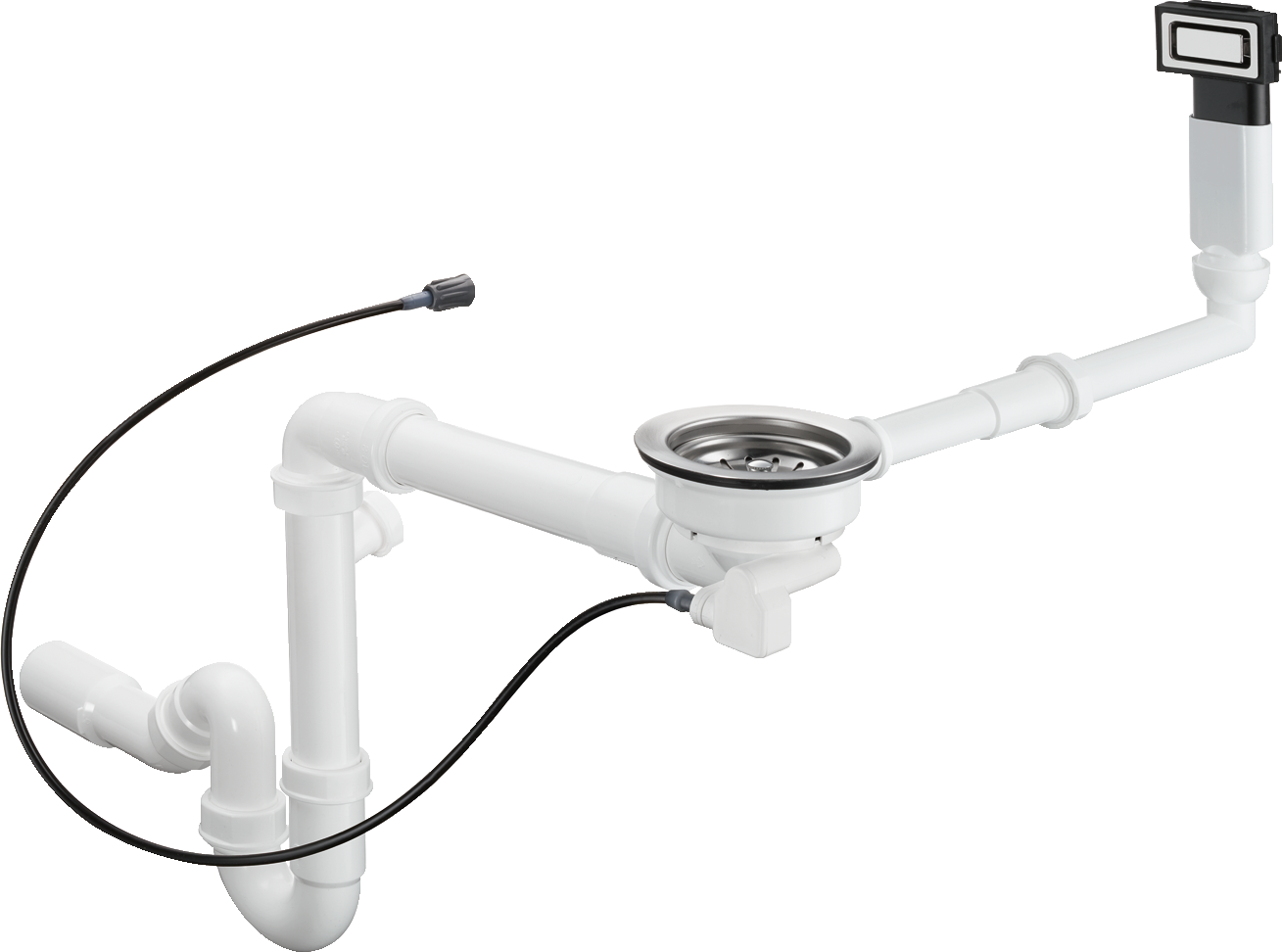 43941800 D14-12 Автоматический слив и перелив для одной чаши Select Hansgrohe 