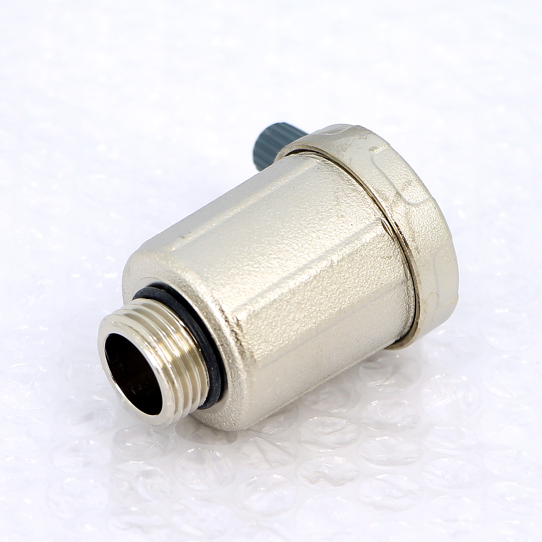 Воздухоотводчик автоматический с боковым выпуском никелированный TIEMME 1/2" 1980004 - Вид №1