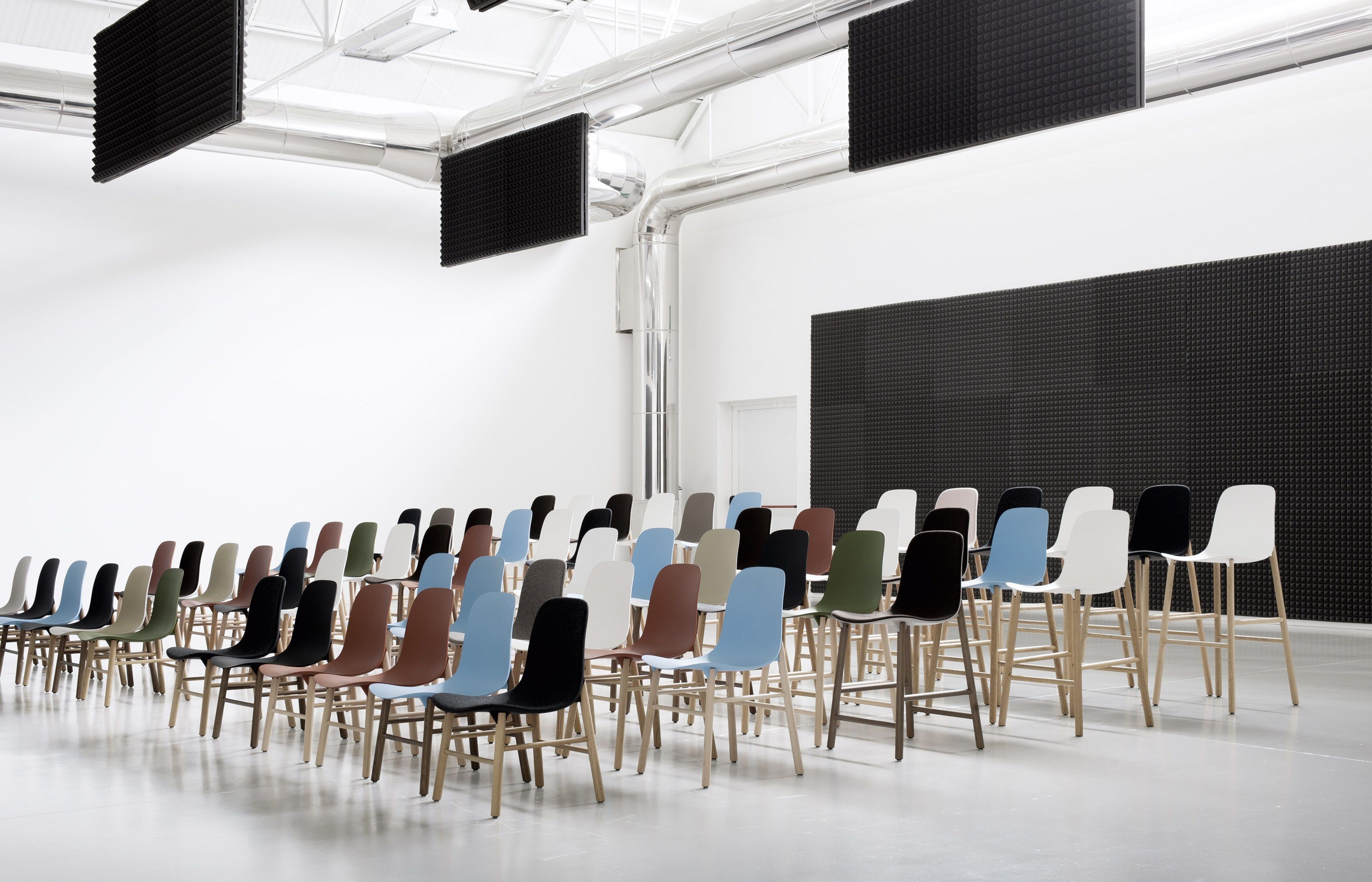 Полиуретановый барный стул со спинкой Kristalia Sharky ARCH-00125105 - Вид №12