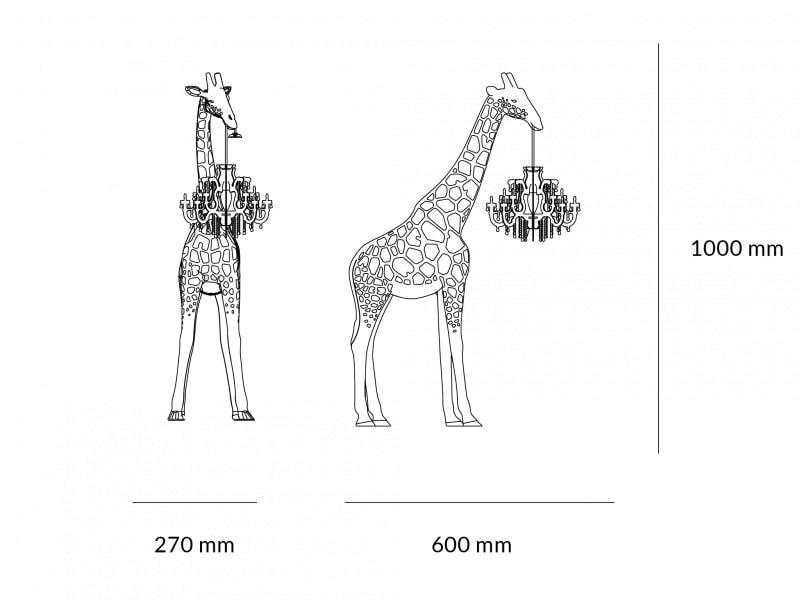 Qeeboo Торшер из стекловолокна Giraffe in love sun-id-1462128 - Вид №9