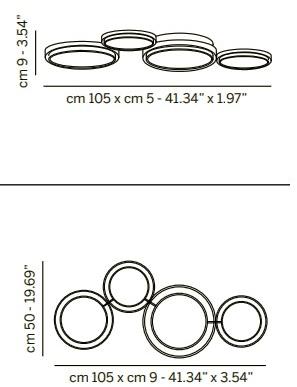 Euroluce Lampadari Настенный светильник / потолочный светильник Girasole sun-id-1428279 - Вид №2