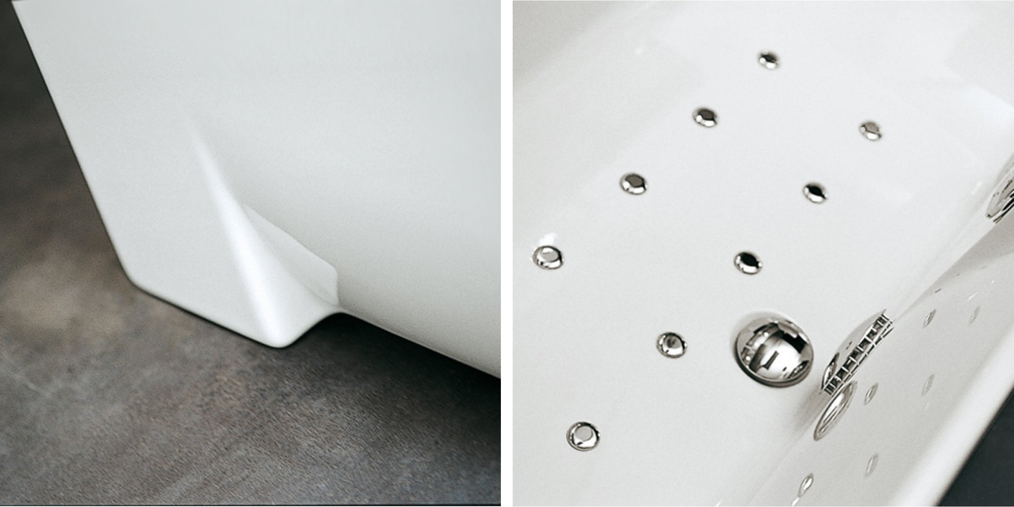 Ванна угловая с аэромассажем Kali 170 см Karolitalia BLUBLEUKALIBLUAIR170 - Вид №1