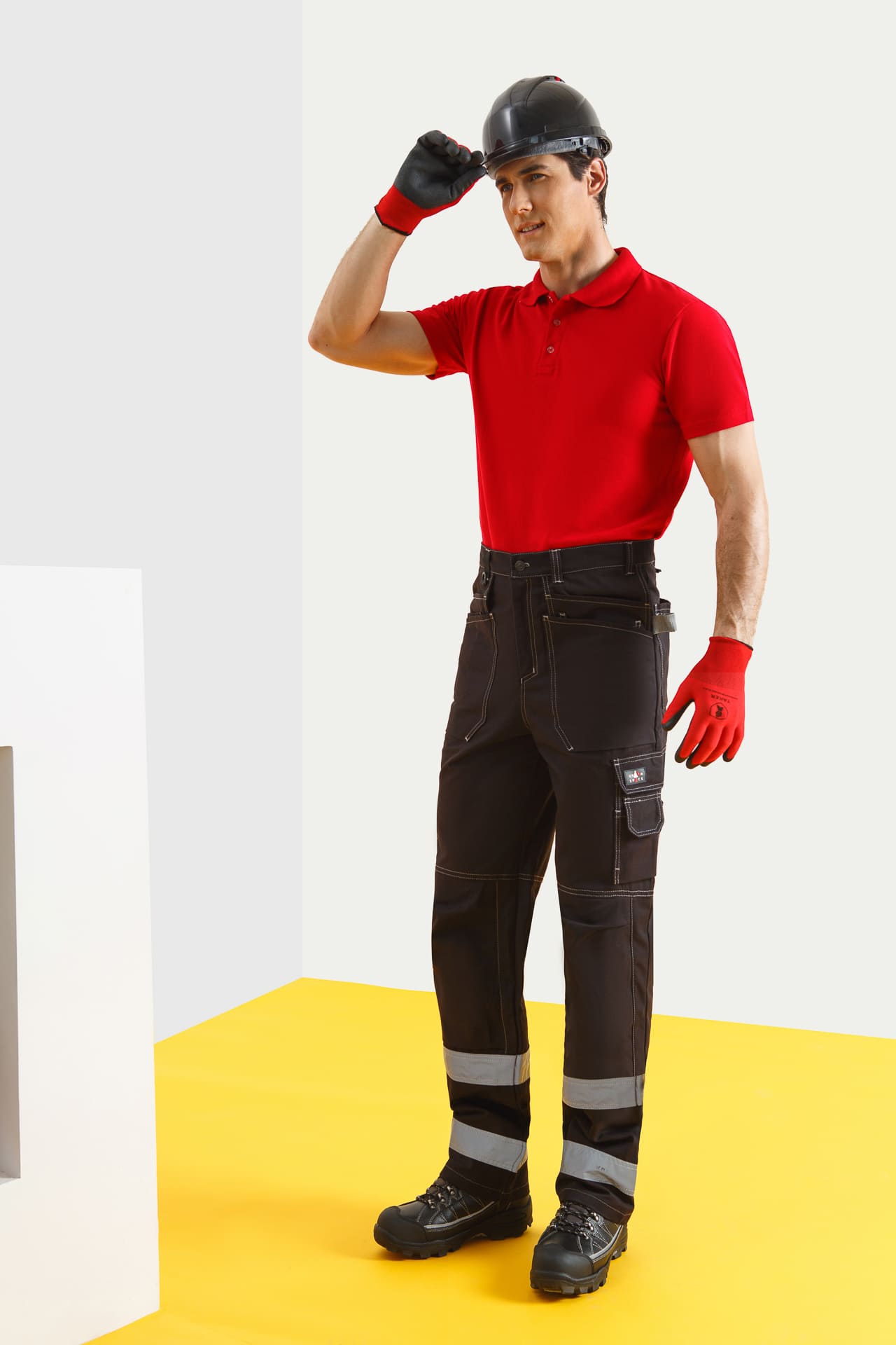 62050 Брюки  черные Union Space  Летняя спецодежда  размер 52-54/170-176  - Вид №3