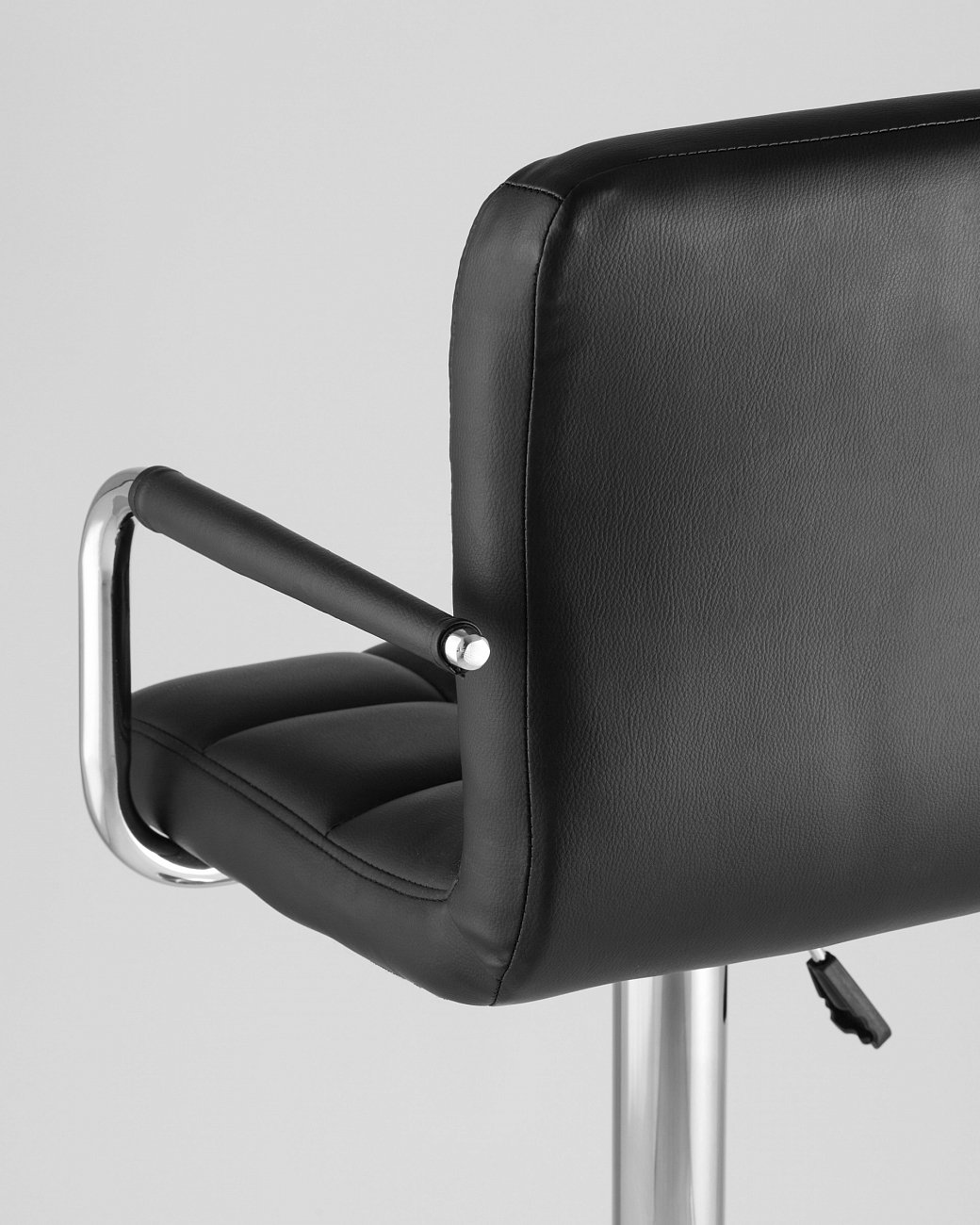 Стул барный со спинкой черный из экокожи "Малави" STOOL GROUP  00-3945966 Черный  - Вид №6