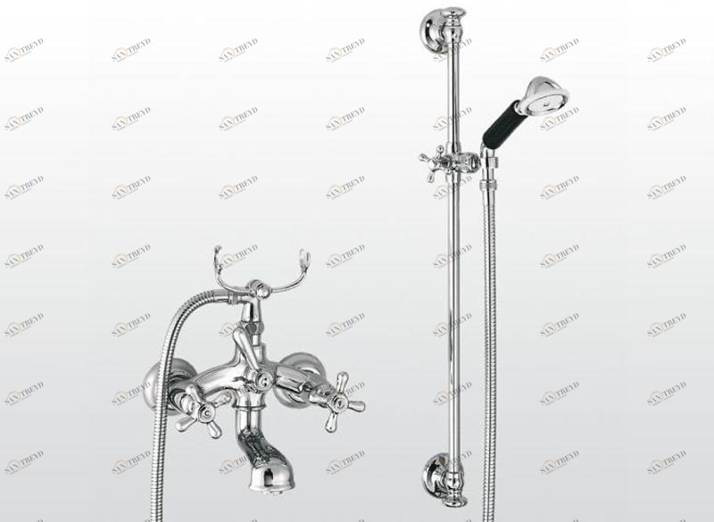 RUBINETTERIE STELLA Смеситель для ванны настенный Roma sun-id-1439541