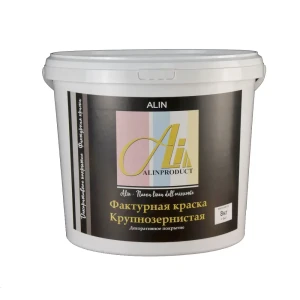 92053569 Декоративная штукатурка Alin 00067 рельефный матовый цвет бело-бежевый 8 кг STLM-1458449