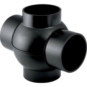 GEBERIT 365.275.16.1 Крестовина шаровая Geberit PE 88,5°, соединения 180° смещенные