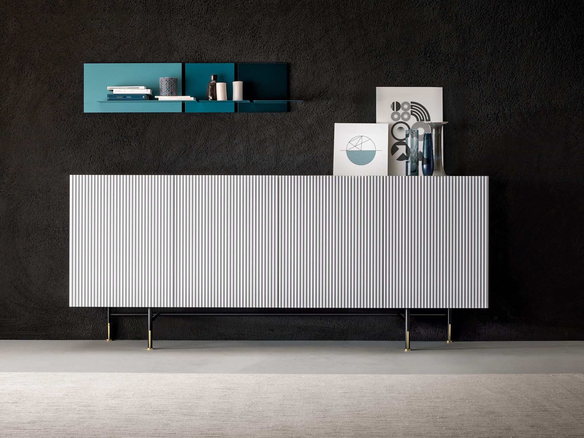 Деревянный шкаф с раздвижными дверями Capo d’Opera Aero ARCH-00129831