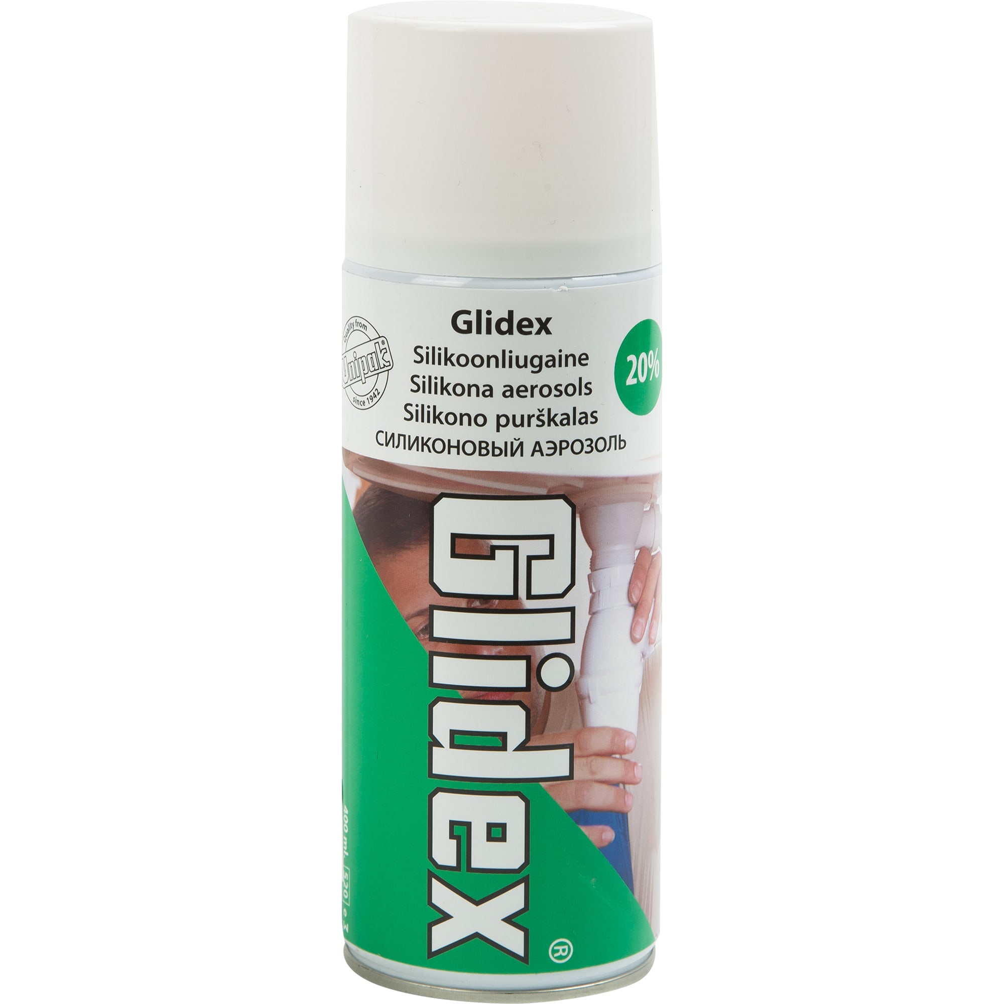 82992808 Смазка силиконовая для труб SUPER GLIDEX 400 грамм аэрозоль Santreyd 