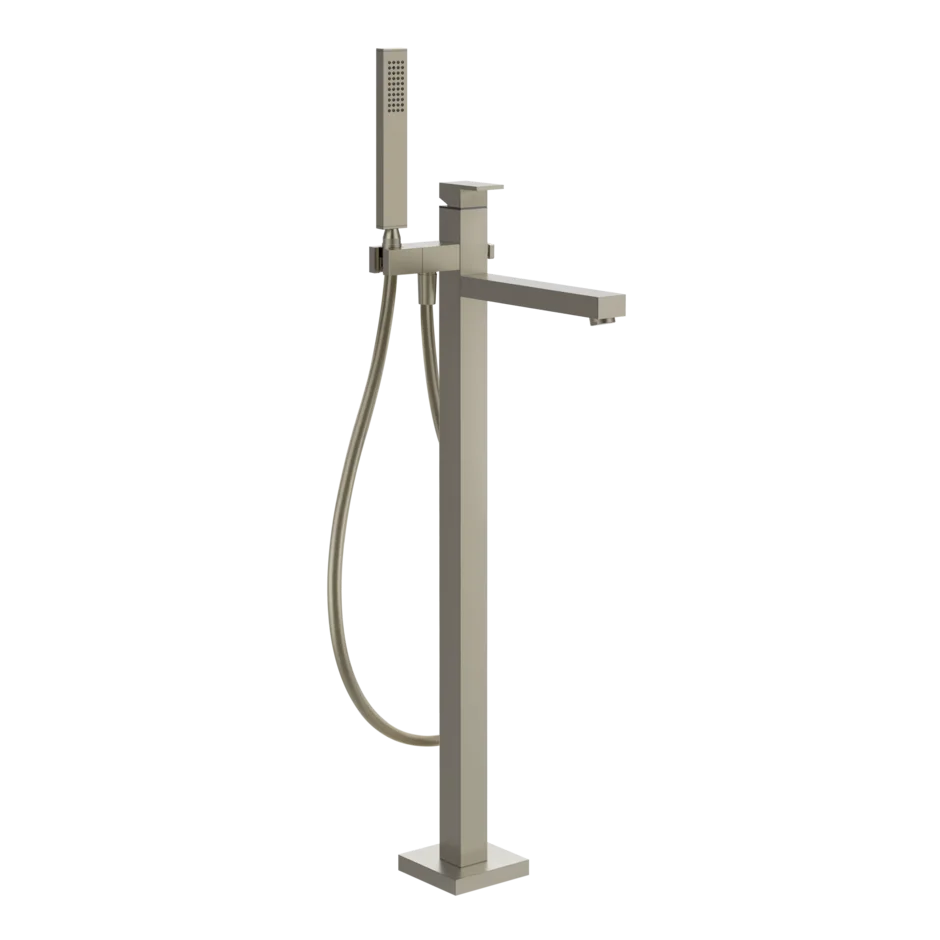 Смеситель для ванны 24961 149 Gessi Rettangolo МАТОВЫЙ НИКЕЛЬ FINOX 24961149