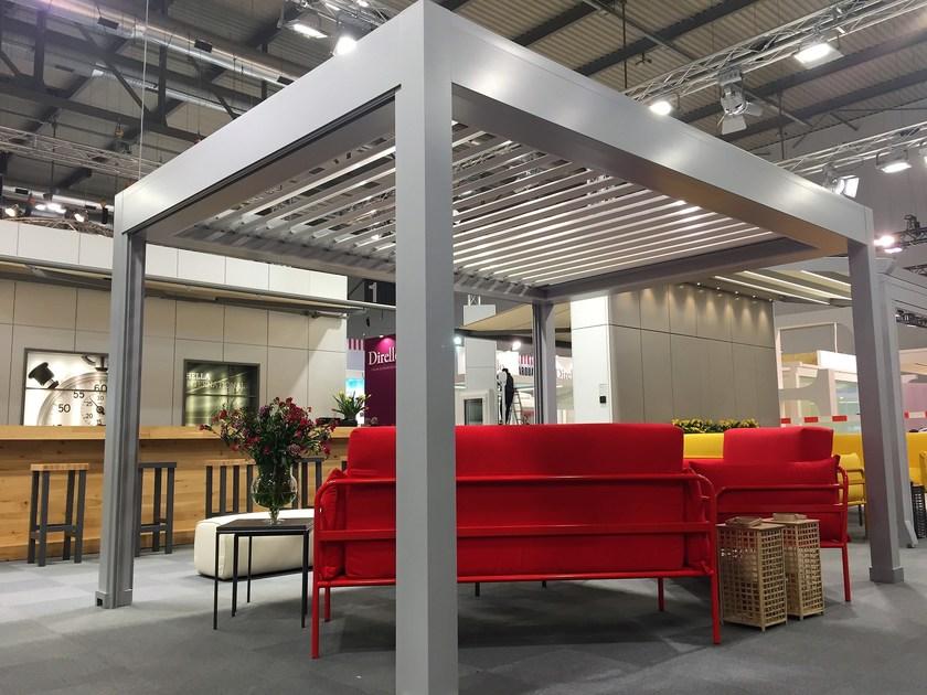 HELLA Алюминиевая пергола с регулируемыми жалюзи и подсветкой sun-id-1417302 - Вид №9