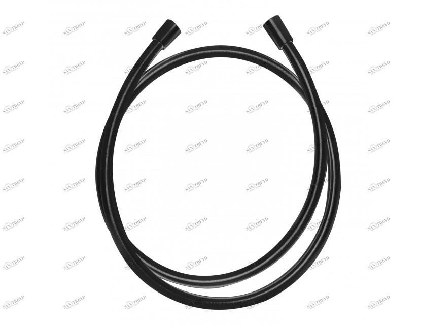 016055.0AR.84 Гибкий шланг из ПВХ 1/2 "1,750 мм для смесителя для душа Матовый черный Mestre 