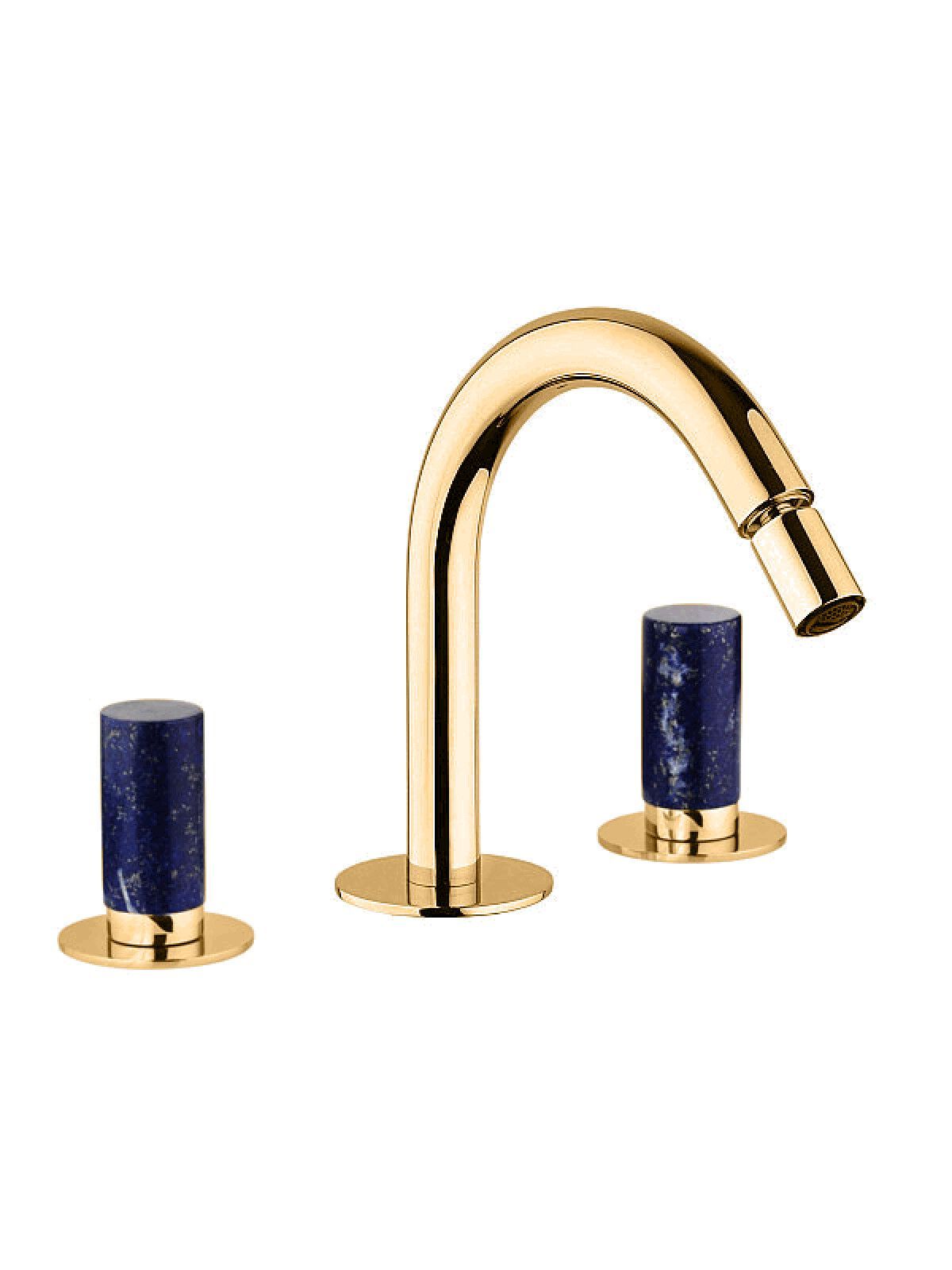 Смеситель для биде с 3 отверстиями и отдельными розетками Rubinetterie Frattini Pepe XL ARCH-00032699 - Вид №2