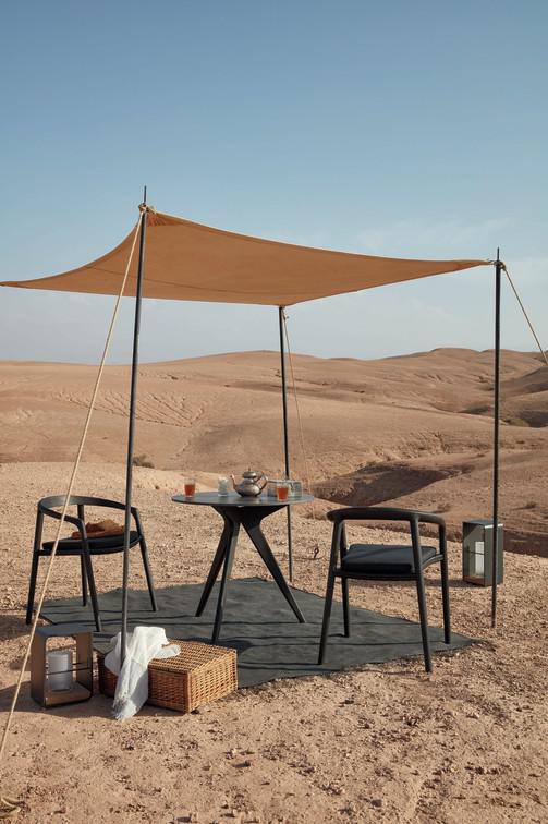 MNST972 Обеденный стол teak ⌀148см Manutti Torsa - Вид №27