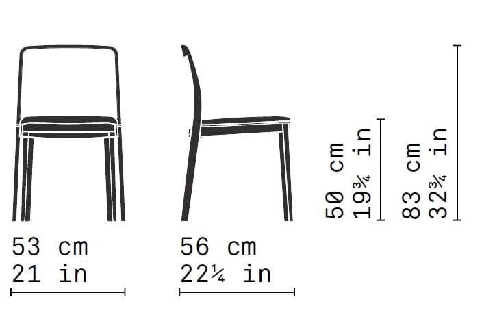 Стул из ясеня с мягким сиденьем Very Wood ARCH-00114624 - Вид №3