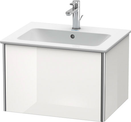 XS407108585 Тумбочка подвесная XSquare #XS4071 610 x 478 мм Белый глянцевый лак Duravit - Вид №2