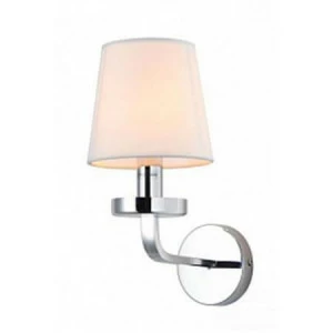 Бра металлическое с абажуром белое Arabeschi A3260AP-1CC ARTE LAMP ARABESCHI 00-3929868 Белый;серебро