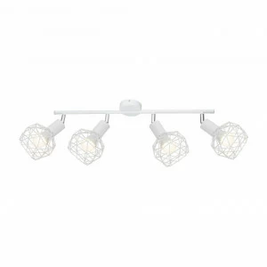 Спот потолочный на 4 лампы белый 80 см Arte Lamp A6141PL-4WH ARTE LAMP 6141 00-3924379 Белый