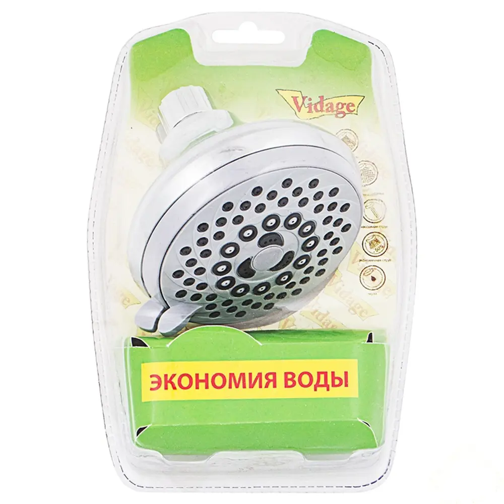 Лейка для душа Vidage «S Water-4» с экономией воды, 10 см, 4 режима, пластик 13118817 STLM-2209689 Без серии - Вид №1