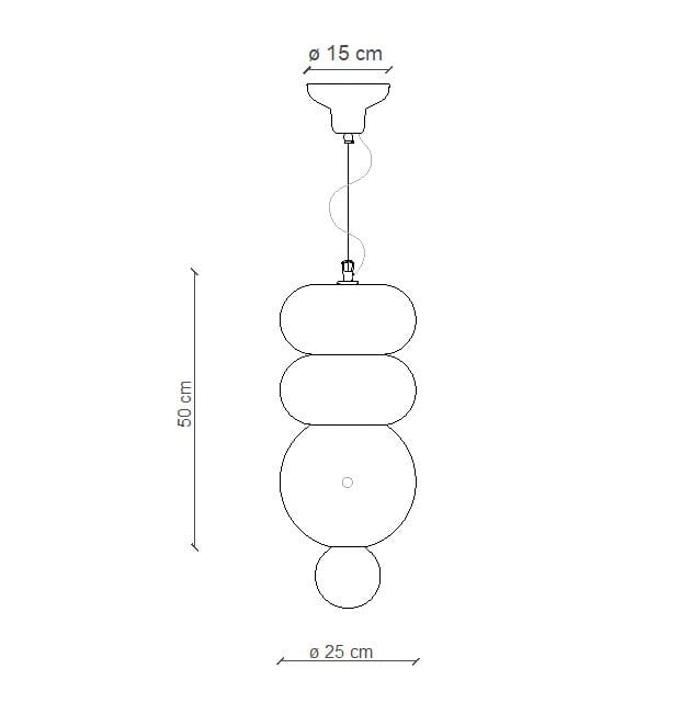 Керамический подвесной светильник FERROLUCE BumBum ARCH-00134509 - Вид №4