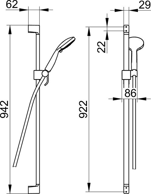 52787010000 Душевой комплект KEUCO Collection Moll - Вид №2