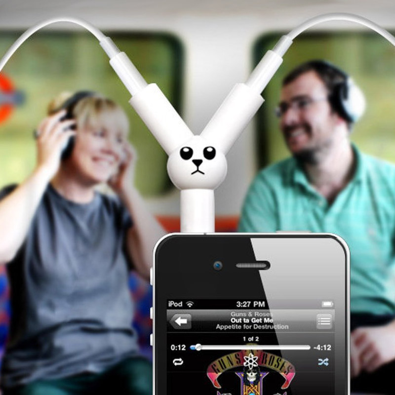 Разветвитель для наушников Jack Rabbit SUCK UK SKJACKRABBIT1 - Вид №1