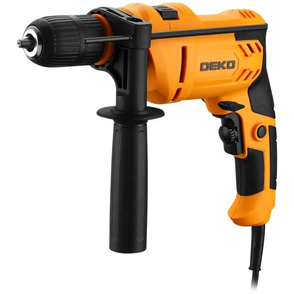 Сетевая дрель-шуруповерт DEKO DKID900 с ударным механизмом 900 Вт 89366089 STLM-0846390