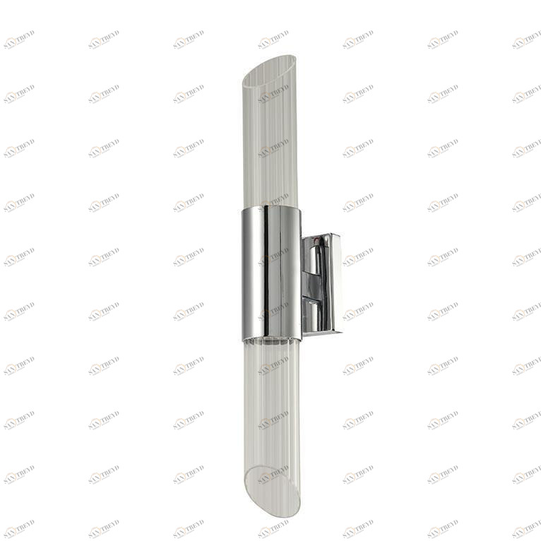 Бра галогеновое на 2 лампы хром Newport Сhrome 7272/A NEWPORT 7270 00-3931857 Прозрачный;хром 
