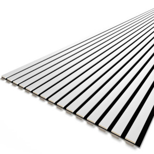 Панель Стеновая Акустическая Stella Comfort Standart Белый 2780х600х9 (уп.1шт.)