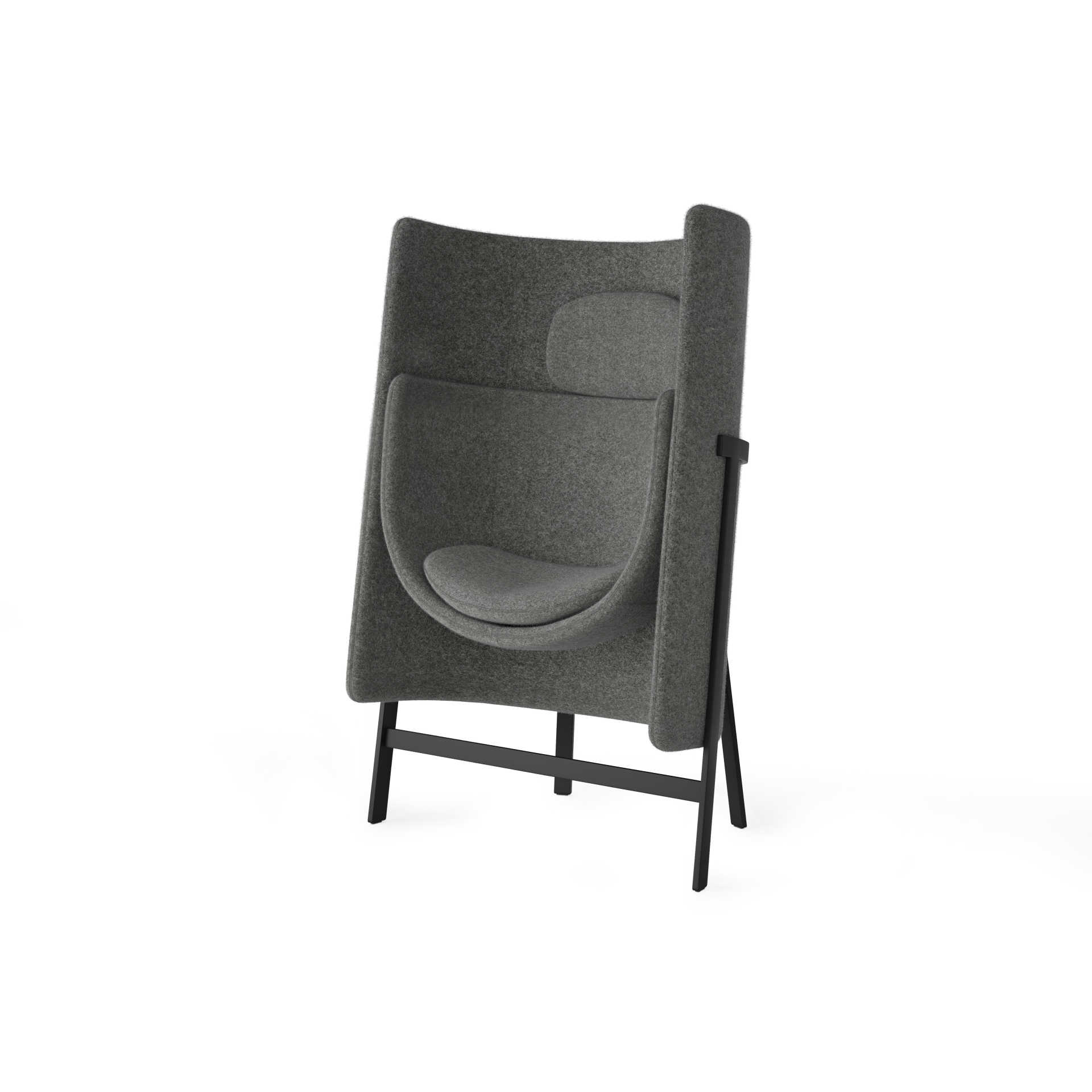 Кайт Кресло с высокой спинкой - Узкое Stellar Works KT-S120-N Kite - Вид №3