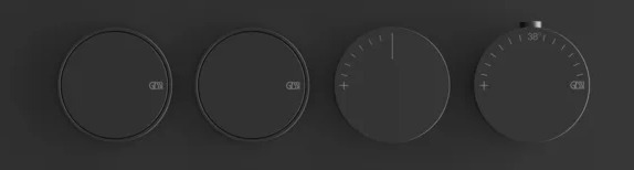 Смеситель для душа 66222 299 Gessi Origini МАТОВО-ЧЕРНЫЙ