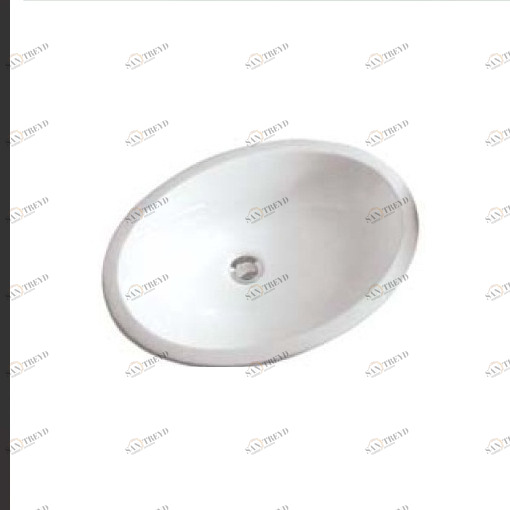 8024 Накладная раковина под столешницу  овальная Scarabeo Ceramiche 