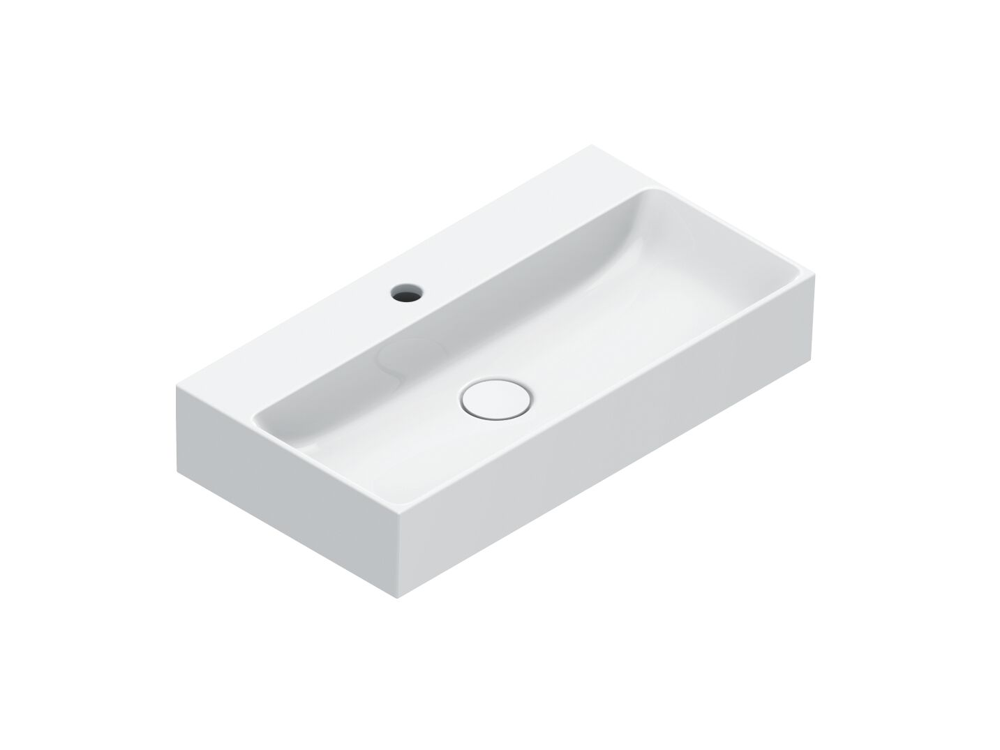 Одиночный прямоугольный умывальник CERAMICA CATALANO премиум ARCH-00011229