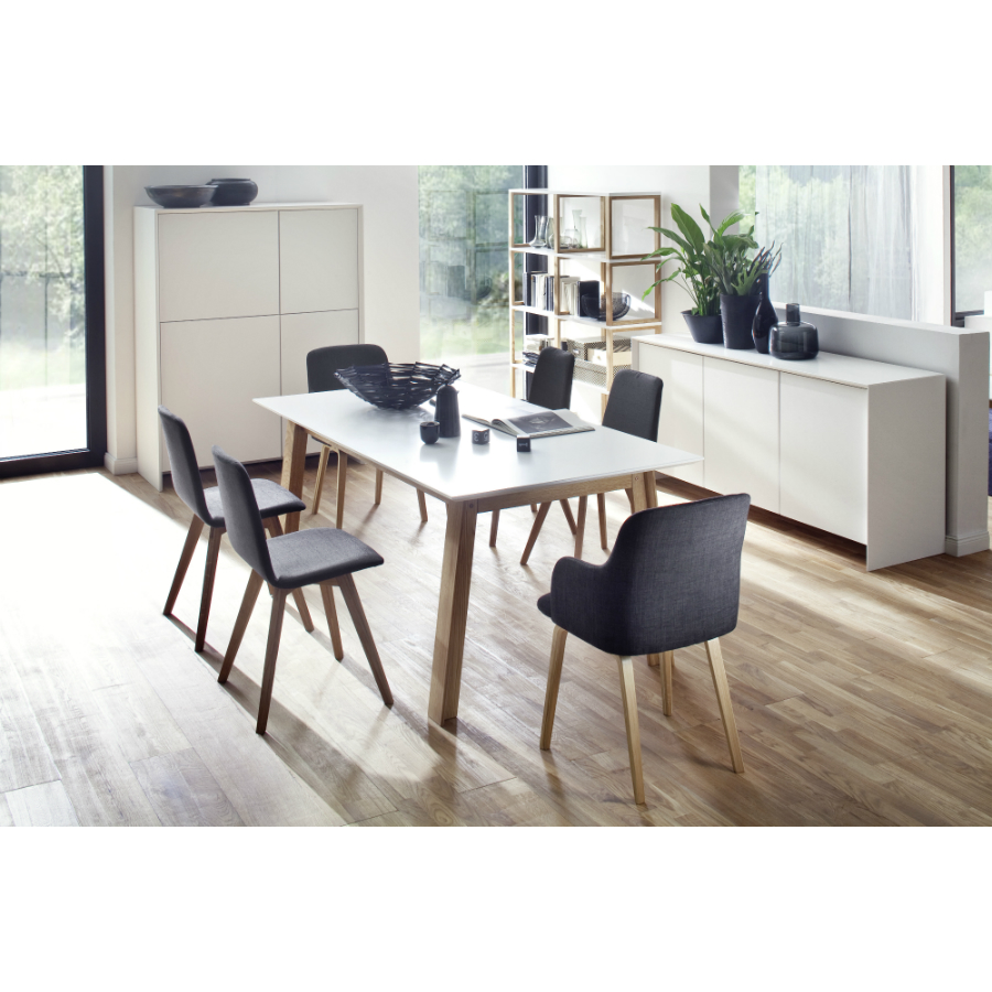 Стеллаж Tenzo Art, 156x120x36 см, дуб, белый 2324001 - Вид №3