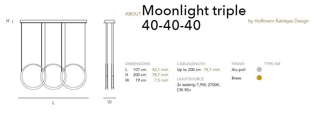 Алюминиевый светодиодный подвесной светильник Quasar Moonlight ARCH-00017659 - Вид №22