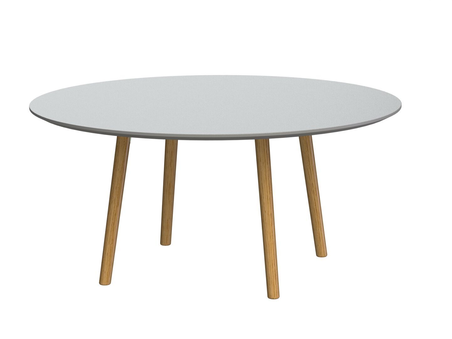 Круглый стол с ножками из массива дуба Sellex Fly ARCH-00095852