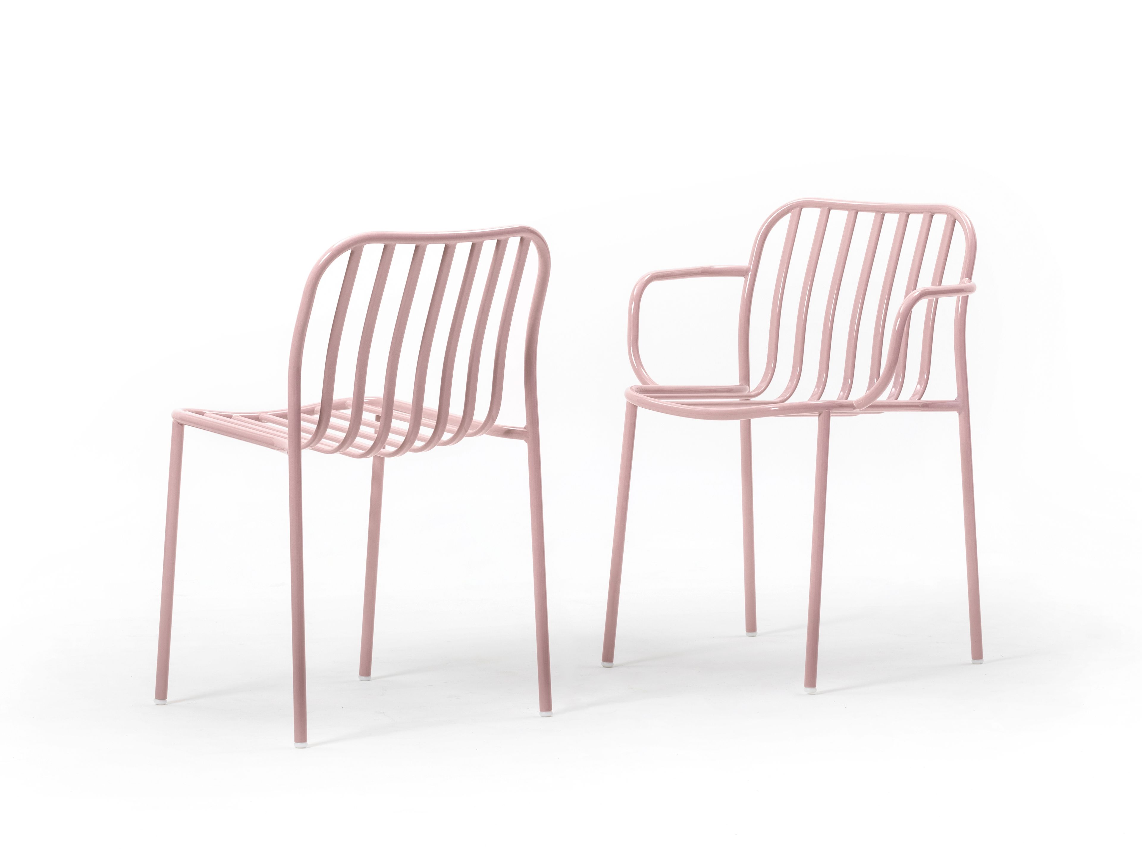 Металлический штабелируемый стул с открытой спинкой TrabA' Metis ARCH-00141371 - Вид №1