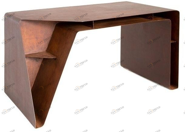 TrackDesign Прямоугольный стол из стали Corten ™ Tape Tt2848000