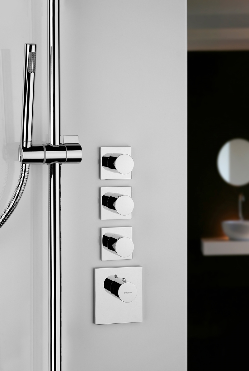 Z031205 + Z030202 000 Смеситель & запорный кран Oki 3 Outlets LP BOSSINI  - Вид №4