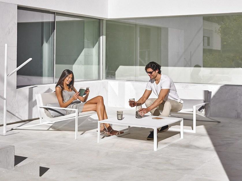 GANDIABLASCO Прямоугольный садовый стол из термолакированного алюминия Blau sun-id-1386659 - Вид №4