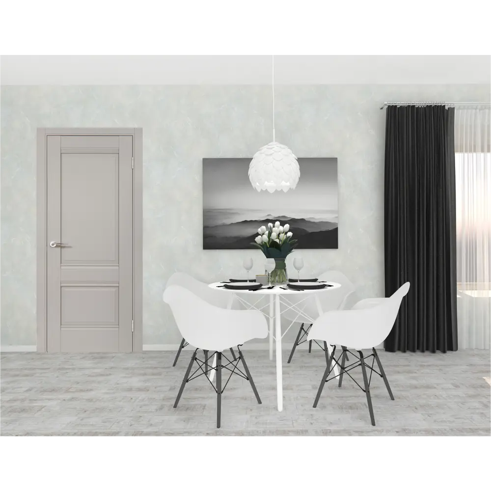 PORTIKA Межкомнатная дверь Классико-42 серый с покрытием Hardflex 85486299 STLM-0063133 - Вид №5