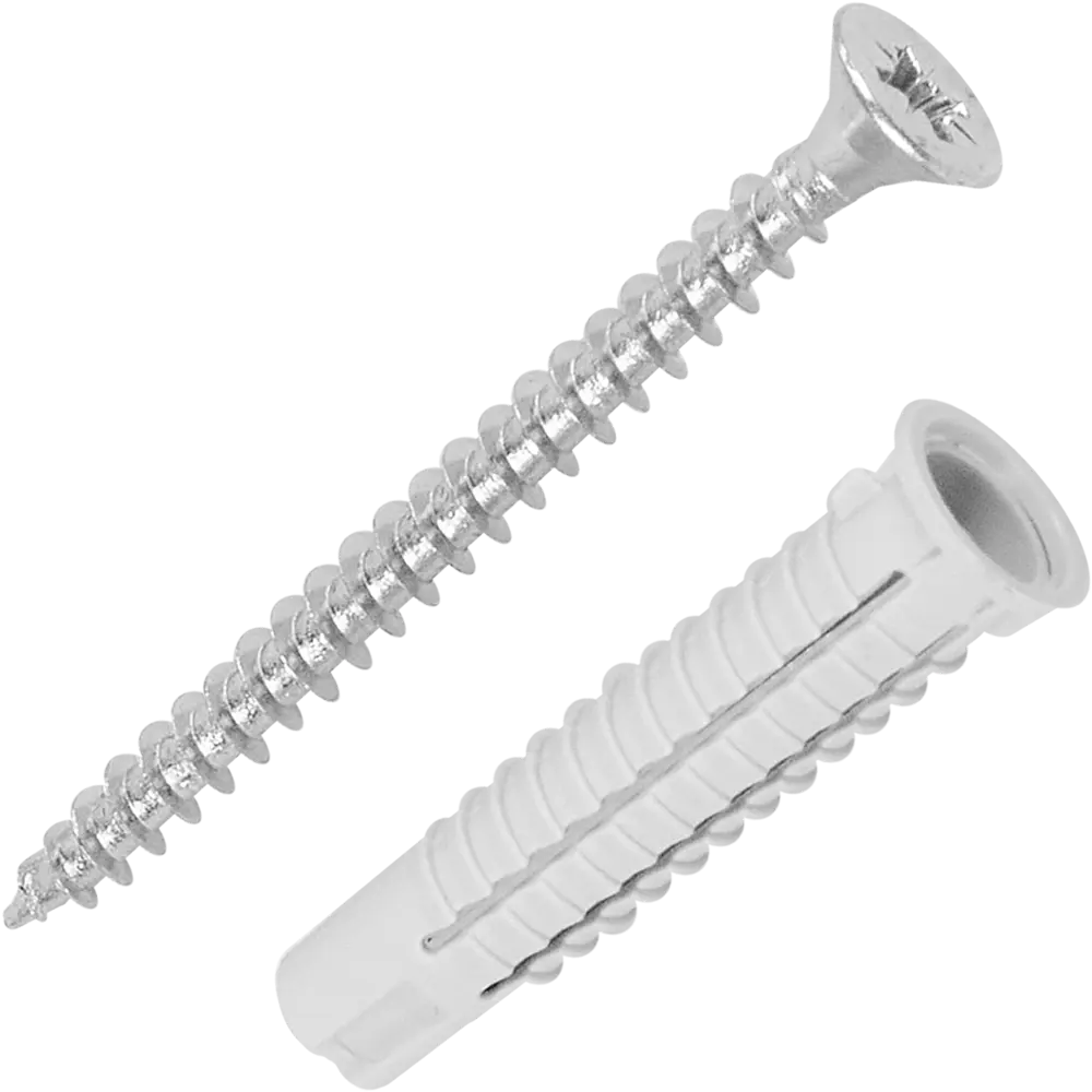 Универсальный дюбель STANDERS PDU N 8×40 мм с шурупами для надежного крепления 83387797 STLM-1007650