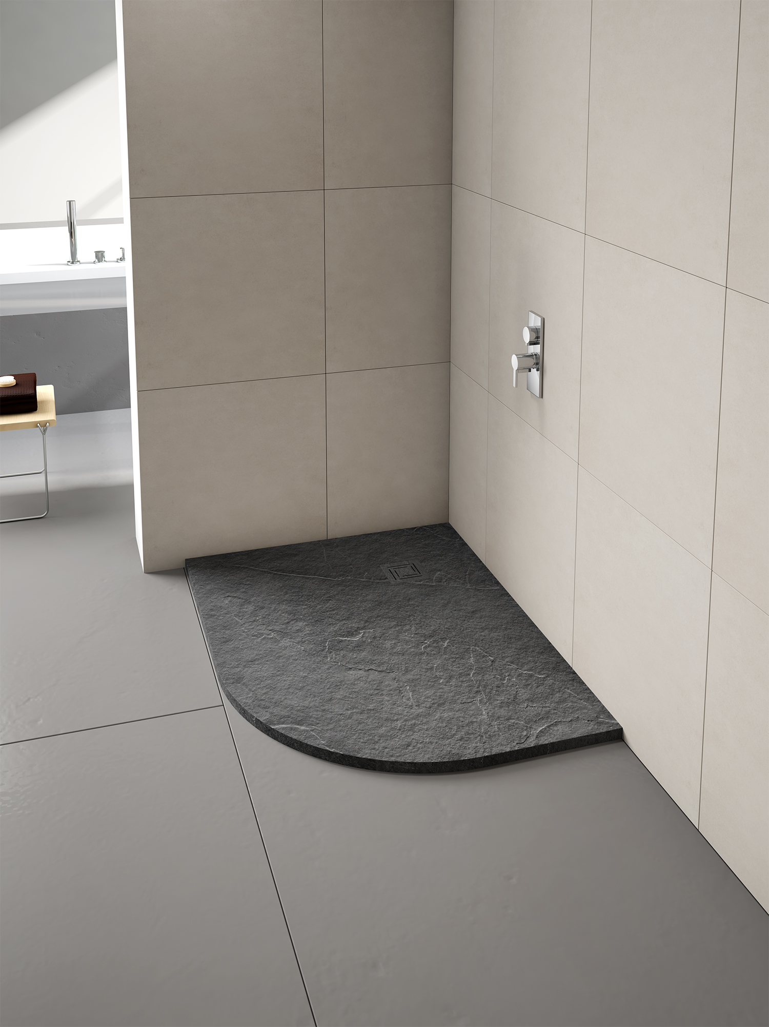 Душевой поддон T129HF L или R Merlyn Truestone - Вид №3