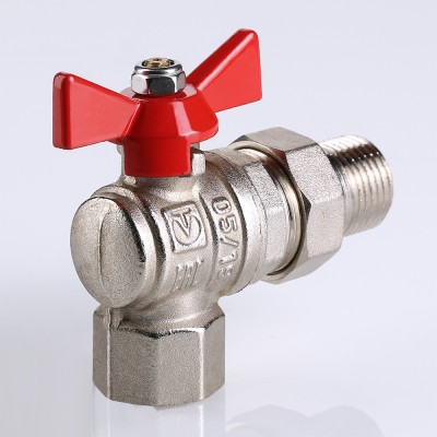 VT.228.N.05 Кран шаровой VALTEC BASE угловой с полусгоном Valtec 3/4"  - Вид №7