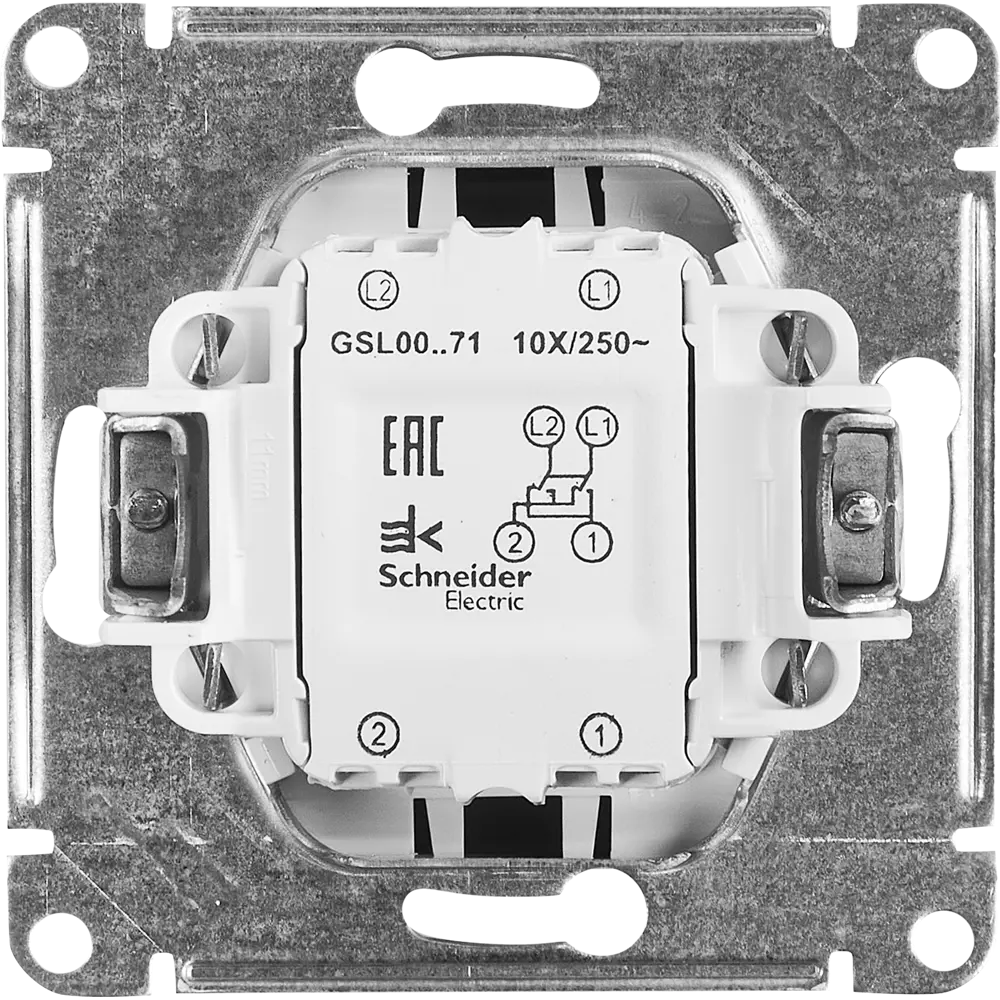 Перекрестный выключатель Schneider Electric Glossa для управления светом из трёх точек 86710635 STLM-0070873 - Вид №2